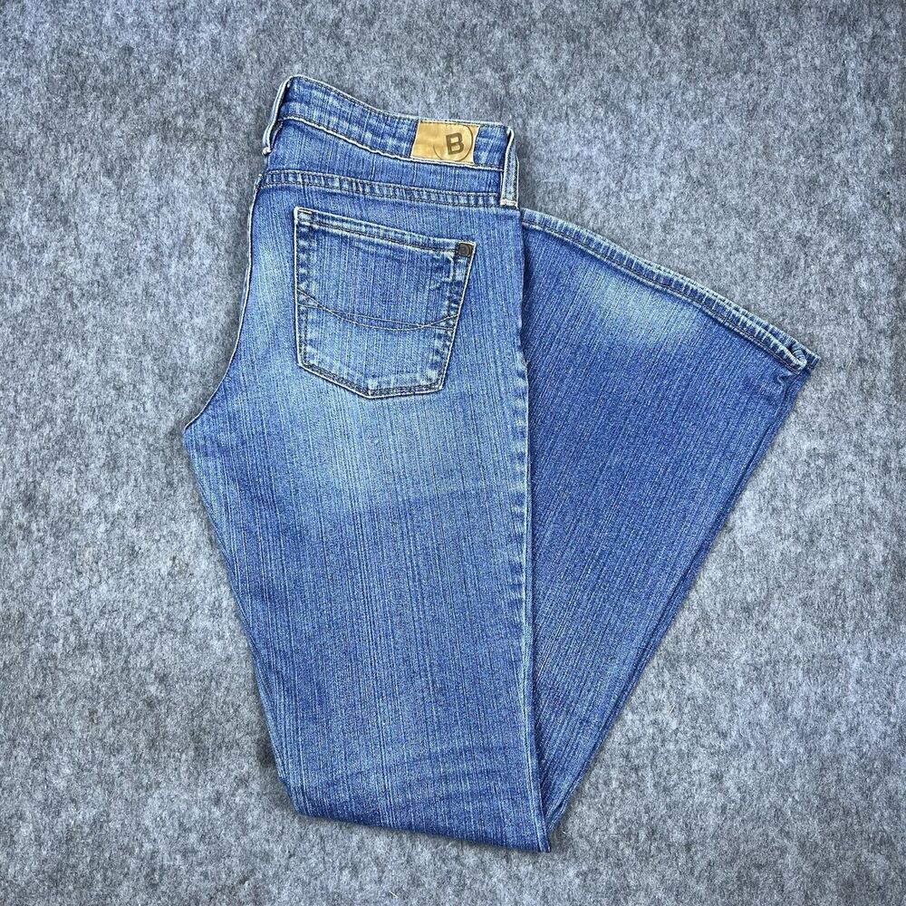 Vtg Bullhead Women's Jeans Newport Skinny Flare Light Wash Denim Size 5 Regular
